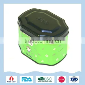 Special Shape Tea Tin Can With Airtight Lid thumbnail-1