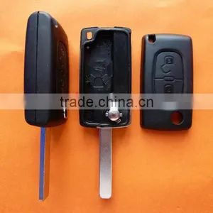 Citroen 307 Blade 2 Buttons Flip Remote Key Shell thumbnail-1