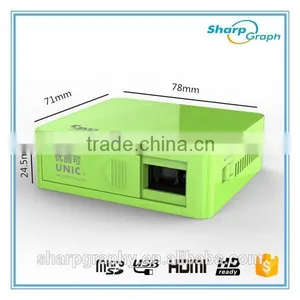 In Stock!!! China UNIC Traveling Mini Full HD DLP Projector UC50 Pico Short Throw 3D 1080P Outdoor Projectors thumbnail-1