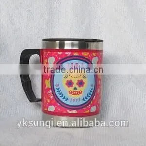Modern 16 oz Stainless Steel Thermos Cup thumbnail-1