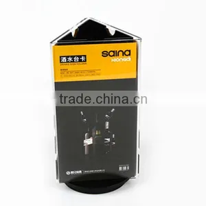 360 Top Grade Acrylic Acrylic Revolving Menu Holder thumbnail-1