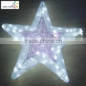 Shining Led Star Light Flashing Outdoor Christmas Star Lights Fancy Clear Star Shape Christmas Lights thumbnail-3