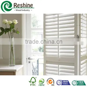 Vinyl Plantation Window PVC Shutter Doors thumbnail-3