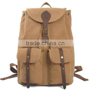 2016 Fashion Laptop Wholesale Blank Canvas Backpacks For School Student Backpack Bag thumbnail-1