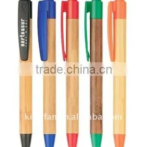 Eco Bambo Pen With Plastic Ends thumbnail-1