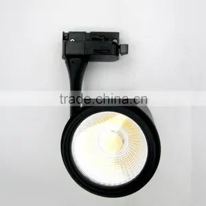 TIWIN Top Quality High CRI High Power Black Commercial 25W COB Cool White Led Track Light Fixture for Stores, Shopping Mall thumbnail-2