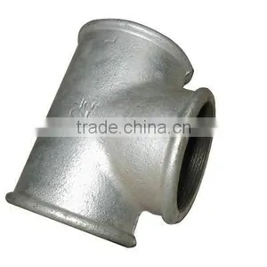 Malleable Iron Pipe Fitting Equal Tee thumbnail-2