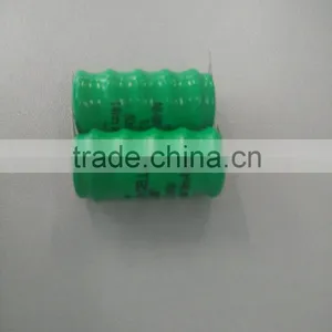 GEB Ni-MH Rechargeable Button 6.0V 80mAh Battery Pack With Weld Leg thumbnail-1
