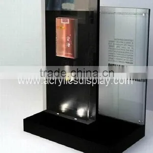 Newest Professional Acrylic Double Wall Wine Glass With Lid and Straw thumbnail-1
