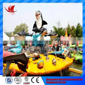 Hot Sale ! Direct Manufacturer Amusement Rides Guild Wars Shark Island thumbnail-3