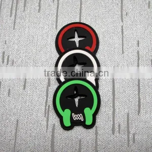 Multiple Colors Bag Earring Hole Rubber Patch Logo thumbnail-2