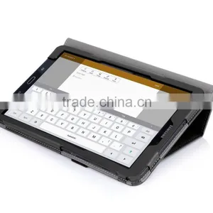 Flip Litchi Pattern Slim Folio Leather Case for Samsung Galaxy Tab A 10.1 T580 thumbnail-2