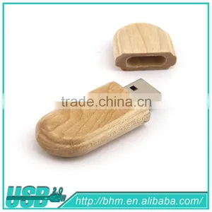 High Quality and Cheap Small Wooden Bamboo Usb Flash Disk thumbnail-2