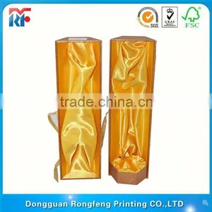 Up-markrt Decorative Rigid Colorful Paper Wine Box thumbnail-1