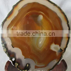 China Wholesale Raw Agate With Round Shape thumbnail-1