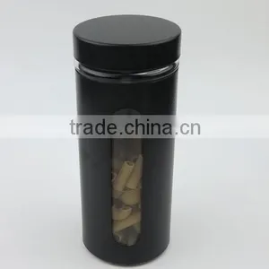 350ml Black Colored Iron Covered Glass Jar With Metal Screw Lid, Glass Coffee Jar thumbnail-4