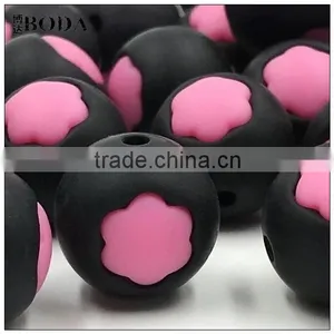 The Lovely Baby Teething Toys Flower Silicone Beads thumbnail-4
