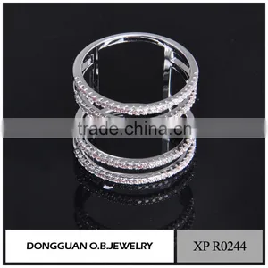 Fashion Ring Finger Rings Photos, Latest Wedding 2 Gram White Gold Ring Charm Jewelry thumbnail-2