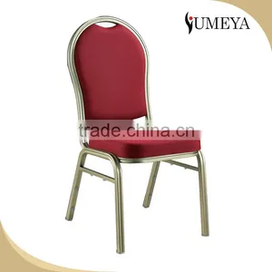 Wholesale Hotel Furniture Banquet Hall Chair Aluminum Frame Used Banquet Chair for Sale thumbnail-1