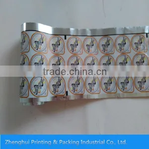 Preformed Roll Plastic PP/PET/PS/PET China Heat Seal Aluminum Foil Lid for Plastic Tub thumbnail-2