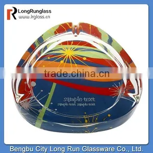 LongRun New Product for 2015 Unique Design Shaped Glass Ashtray for Home Decor thumbnail-1