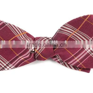 2016 Fashion Checkered Wool Cotton Self-tie Mens Bow Ties thumbnail-4
