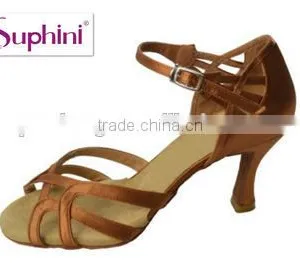 Multi Strap Standard Ladies Latin Dance Shoes thumbnail-2