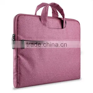 Universal Notebook Bag Cotton Fabric Laptop Carrying Bag Handbag for Lenovo/Macbook thumbnail-1