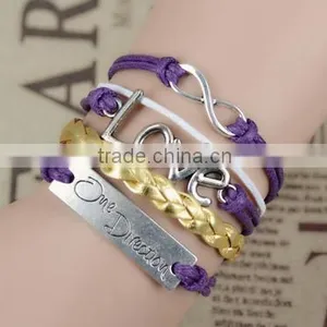 Woven Fashion Wrap Love Bracelet thumbnail-1