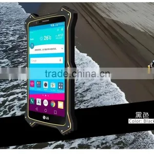 Waterproof Shockproof Aluminum Gorilla Metal Case For LG G4 Love Mei Case thumbnail-1