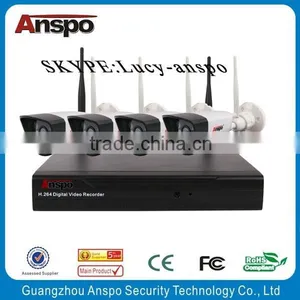 4CH NVR CCTV Outdoor Security KIT 4CH 8CH 720P 960P HD Wireless IR WIFI IP Camera Anspo thumbnail-1