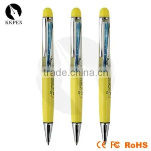 KKPEN Unique Design Promotional Plastic Floating Pen Refill With Click Action thumbnail-1