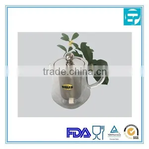300ml Glass Tea Pot With Tea Strainer Jiangmen thumbnail-2