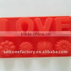 Valentine Promotion Mini Silicone Love Rose Chocolate Mold thumbnail-1