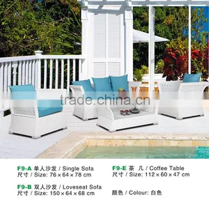 Outdoor Furniture Rattan in Garden Set With Metal Tube F9 thumbnail-1