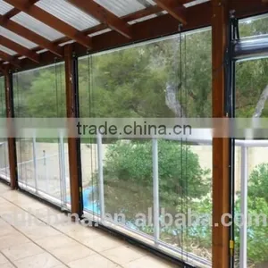 PVC Patio Blind Clear /PVC Bistro Blind/ PVC Roller Blind/Out Door Roller Blind thumbnail-1