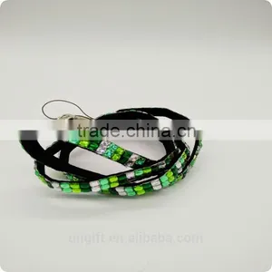 2016 Hottest a Riot of Colour Rhinestone Lanyard Custom Fashion Rhinestone Lanyard NO MOQ thumbnail-1