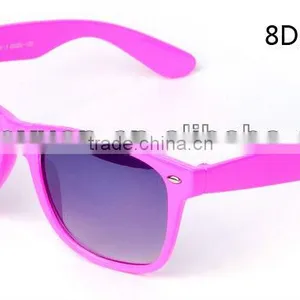 OEM Hot Pink Cheap Plastic Sunglasses,color Sunglasses,hot Pink Sunglasses thumbnail-2