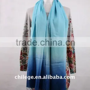 50% Cashmere 50% Silk Print Scarves Shawls Pashmina thumbnail-1
