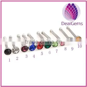 Punk Style Nose Ring Piercing Nose Ring Diamond Nose Ring thumbnail-1