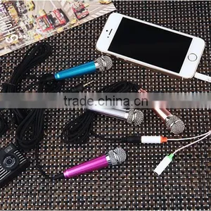 2016 Hot Selling Wired Cell Phone Mini Microphone for Apple Phone and Android Phone thumbnail-2