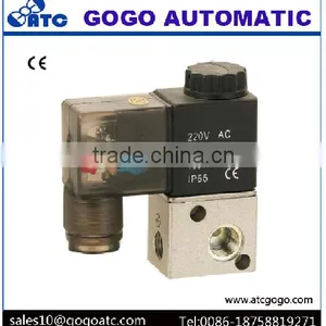 Aluminum Air Miniature 3 Way Solenoid Valve 24v thumbnail-1