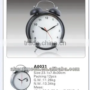 Alarm Metal Cute Table Clcok With Bell for Home/office Decoration thumbnail-1