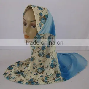 2014 OEM - Muslim Scarf,Islamic Hijab Fabric G-138 thumbnail-2