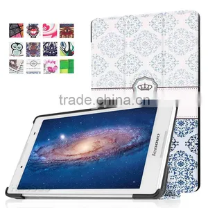 New Arrival Tablet Cover Leather Case for Lenovo Tab 2 A8-50F Folding Leather Stand Flip Case thumbnail-1