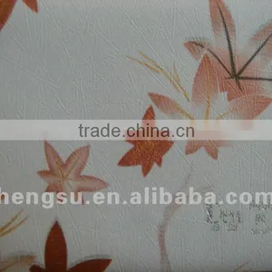 Flower Pattern Decoration Wall Panel Plum/red Oak/apple Wood thumbnail-1