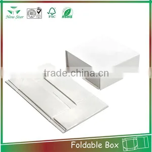 Custom Collapsible Shopping Box,silver Foil Peper Wrapped Collapsible Box thumbnail-3
