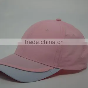PINK COLOR BASEBALL CAP, BLANK COTTON PINK HATS thumbnail-1