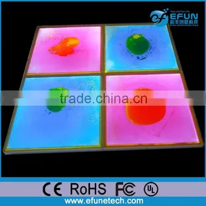 Led Lighting Liquid Dance Floor, RGB Colorful Rechargeable Nightclub Disco Dancing Flooring thumbnail-1