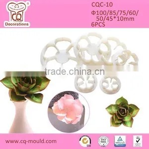 Hot Sell New Design Succulent Plastic Fondant Cake Cutter, Chocolate Decoration Cutter thumbnail-1
